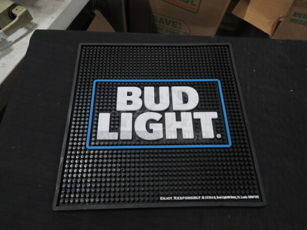 One 12X12 Bud Light Bar Mat.