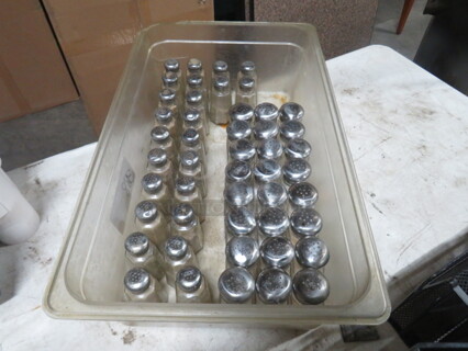 One Lot Of Salt/Pepper Shakers.