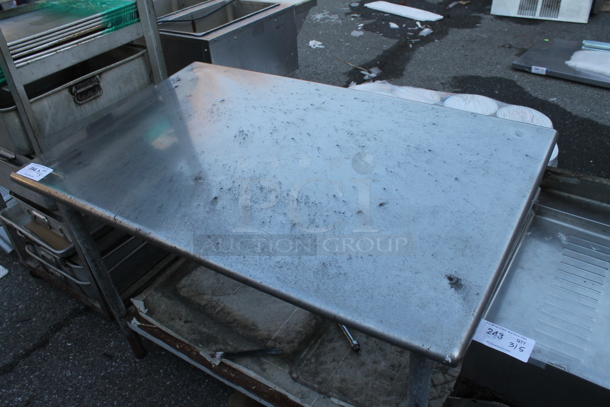 Stainless Steel Table w/ Under Shelf. - Image 2 of 4