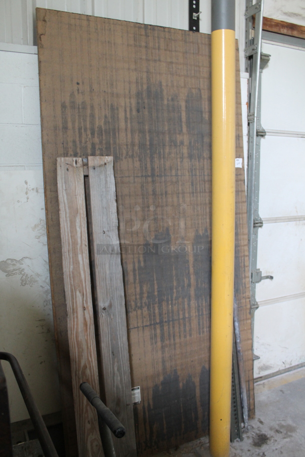 ALL ONE MONEKY! Lot of Various Items Including Metal Pieces and Wooden Frame. BUYER MUST REMOVE. - Image 5 of 5