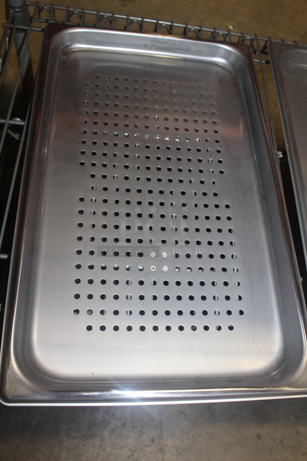 3 Vollrath Full Size X 2.5" Perforated Insert/Pans. 3X Your Bid!  - Image 4 of 4