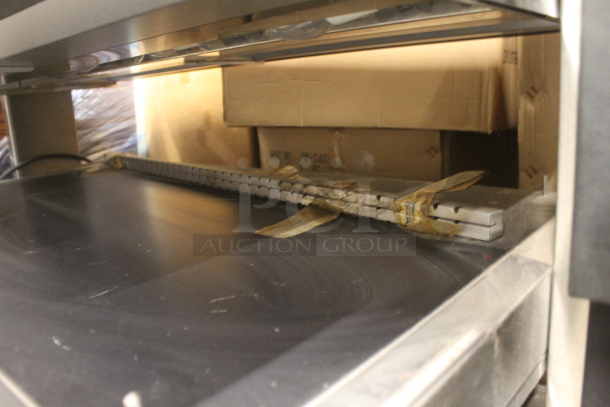 APW Wyott DMXD-48H Metal Commercial Countertop 3 Tier Warming Display Case Merchandiser. 120/208 Volts, 1 Phase.  - Image 4 of 7