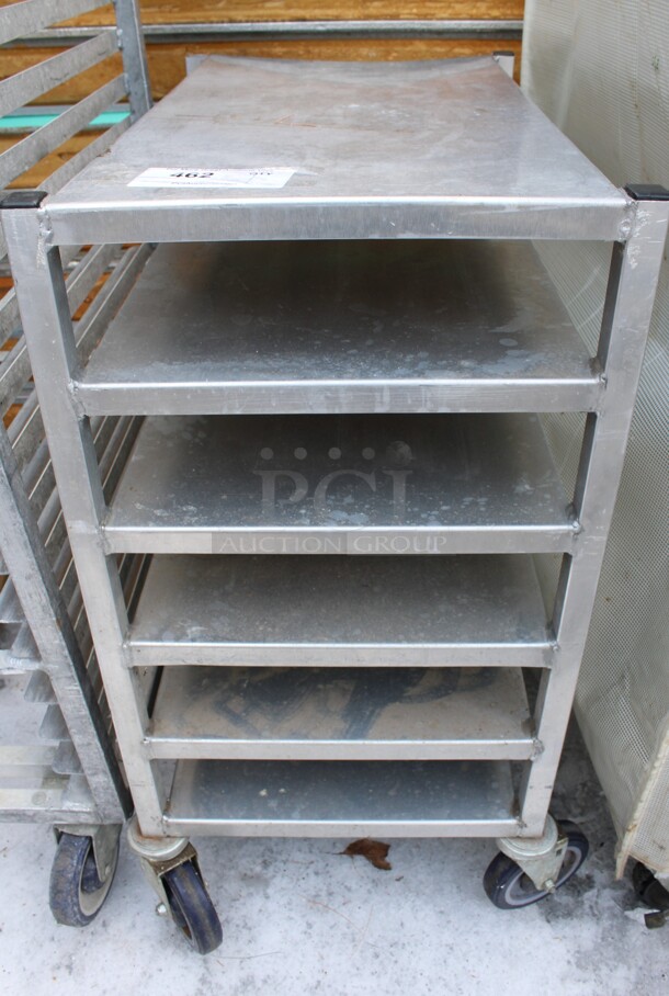 Metal Commercial Pan Transport Rack on Commercial Casters. 16x26x32