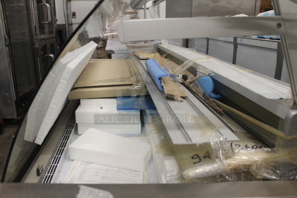 BRAND NEW SCRATCH AND DENT! Metal Commercial Floor Style Deli Display Case Merchandiser. Does Not Come w/ Remote Compressor - Image 3 of 5