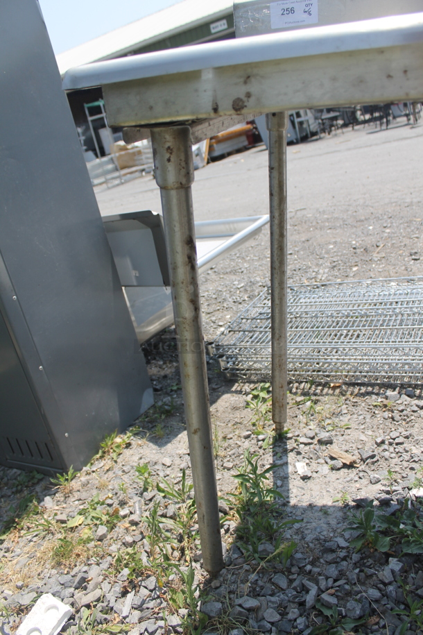 Commercial Stainless Steel One Bay Sink With Left Side Drain Board, Perforated Basket And Pre-Rinse Faucet On Galvanized Legs. - Image 4 of 7