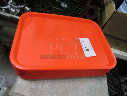 One Lot Of 14 Luch Trays. 12X16