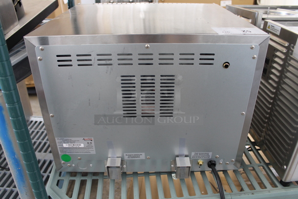 BRAND NEW SCRATCH AND DENT! Avantco 177CO14 Stainless Steel Commercial Countertop Electric Powered Quarter Size Convection Oven. 120 Volts, 1 Phase. Tested and Working! - Image 4 of 5