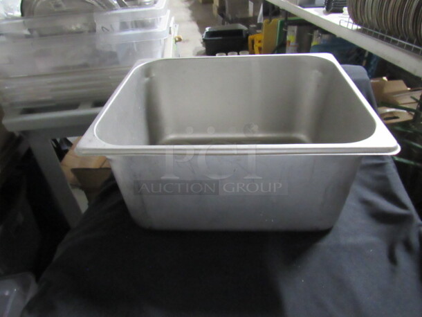 Half Size 6 Inch Deep Hotel Pan. 2XBID