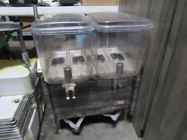 One Crathco Dual Beverage Dispenser. Model# CS-4E/2D/3D-16. 120 Volt.