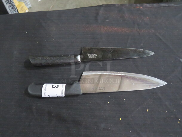 Assorted Chef Knives. 2XBID
