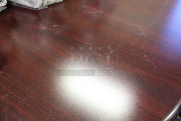 GREAT! Wood Grain Top Table. 74.5x36x30. Table Only!  - Image 2 of 2
