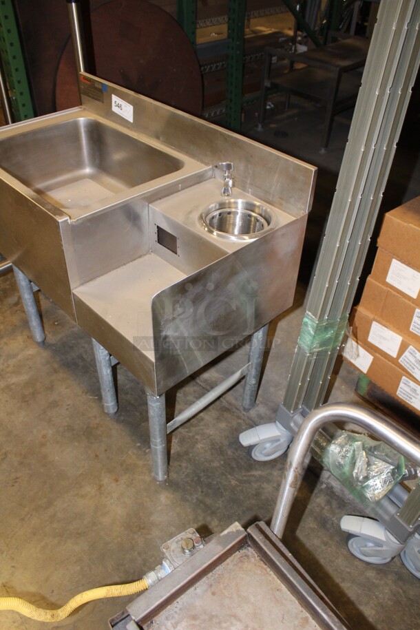 NICE! Eagle Model BM3-18R-7 Commercial Stainless Steel Cocktail Station. 36x19x33 - Image 4 of 4