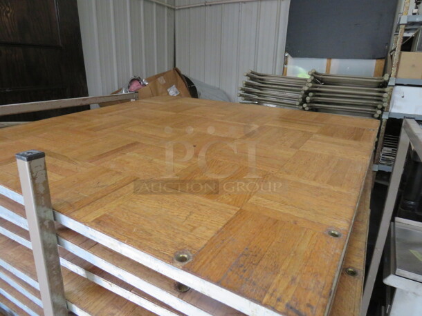 King Arthur Portable Dance Floor On A Cart. NICE!!!! - Image 1 of 3