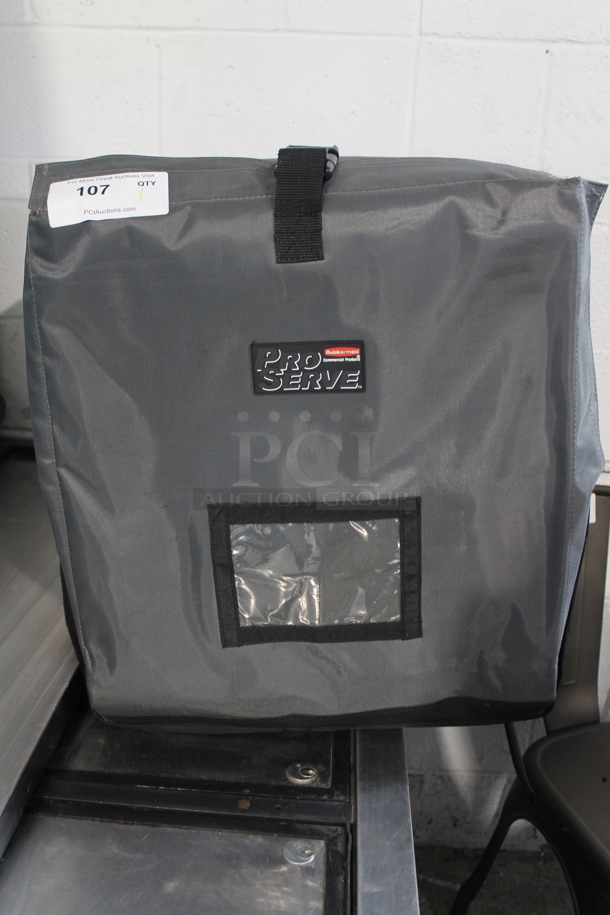 BRAND NEW! Rubbermaid ProServe Gray Poly Insulated Food Carrying Case w/ Insert. - Image 1 of 4