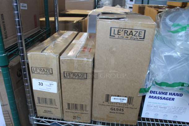 ALL ONE MONEY! Tier Lot of Various BRAND NEW SCRATCH AND DENT! Items Including Ice Maker, Jack, Deluxe Hand Massager and Le'Raze Drinking Glasses - Image 5 of 5