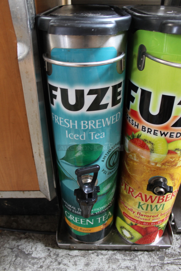 Bunn Stainless Steel Commercial Countertop Iced Tea Machine w/ Poly Brew Basket and 2 Beverage Holder Dispensers. - Image 5 of 7