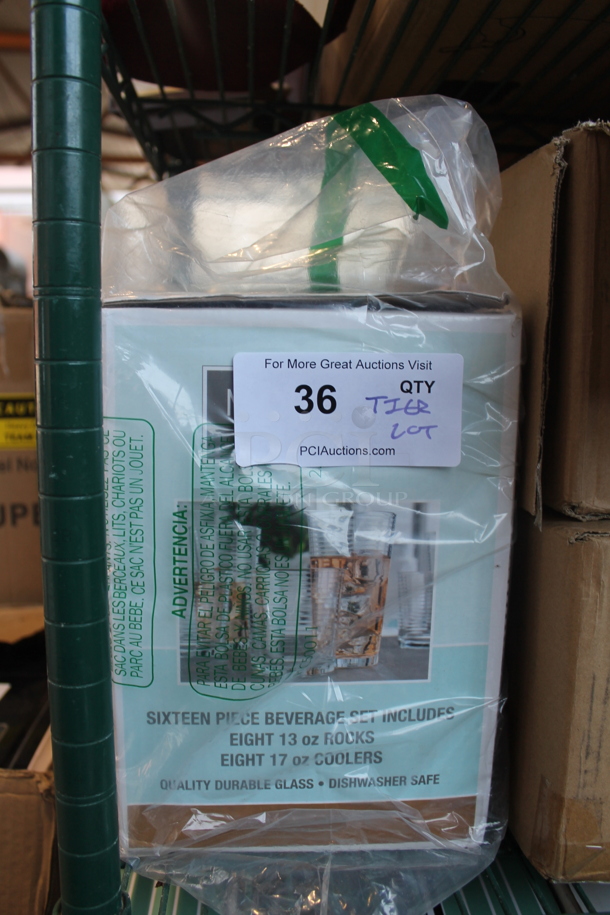 ALL ONE MONEY! Tier Lot of Various BRAND NEW SCRATCH AND DENT! Items Including Sixteen Piece Beverage Set, Baskets and Poly Storage Bins - Image 2 of 5