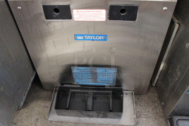 Taylor Stainless Steel Commercial Countertop 2 Flavor Slushie Frozen Beverage Machine.  - Image 4 of 4