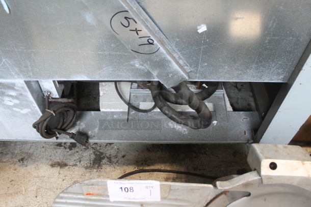 BRAND NEW SCRATCH AND DENT! Stainless Steel Commercial 2 Door Undercounter Cooler. Does Not Come w/ Remote Compressor. - Image 8 of 9