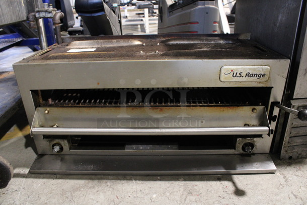 LATE MODEL! US Range Model VIR360 Stainless Steel Commercial Natural Gas Powered Cheese Melter. 34x22x15
