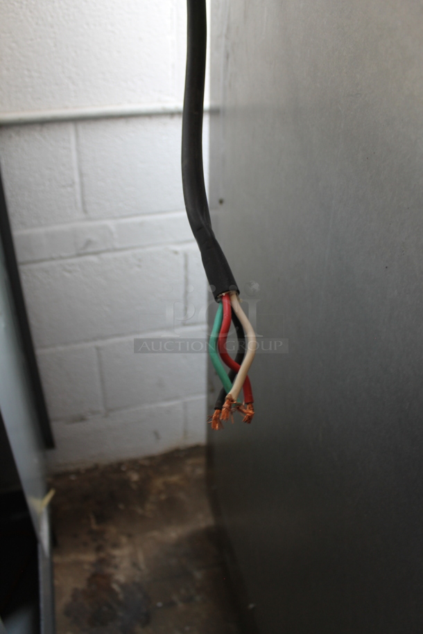 Nu Vu SUB-123 Stainless Steel Commercial Electric Powered Oven Proofer on Commercial Casters. 208 Volts, 3 Phase.  - Image 10 of 10