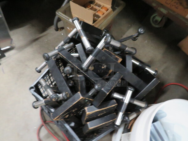 One Mega Lot Of Tabletop Bar/Menu Holders.  - Image 4 of 5