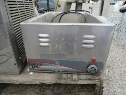 One APW WYOTT Food Warmer. 120 Volt. 1200 Watt. #W3V.  14.5X22.5X8.5