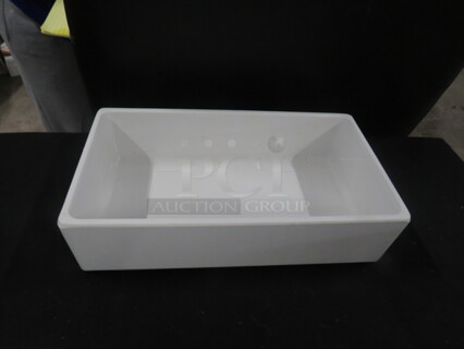One Melamine Server. 12X7X3. 2XBID