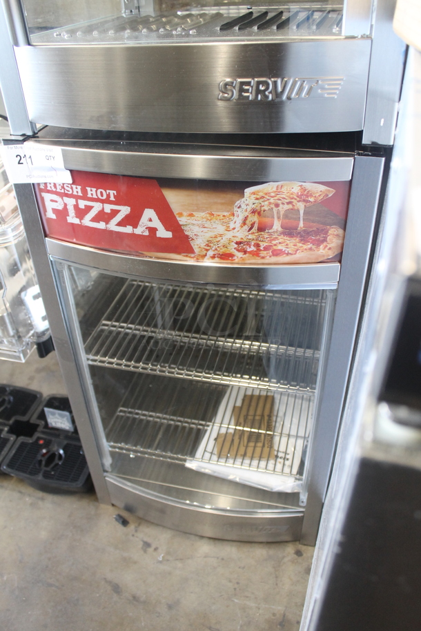 LIKE NEW! ServIt 423PDW12D1S Stainless Steel Commercial Countertop Full-Service Countertop Display Warmer with 4 Shelves. Unit Has Only Been Used a Few Times! Tested and Working! - Image 3 of 9