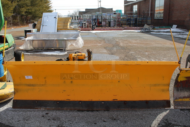 Meyer Yellow Metal Commercial Plow and Mount. 90x40x29, 48x26x48