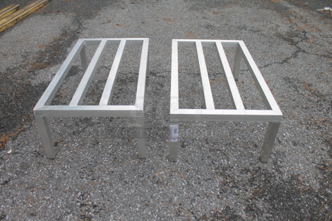 2 Metal Dunnage Racks. 2 Times Your Bid!