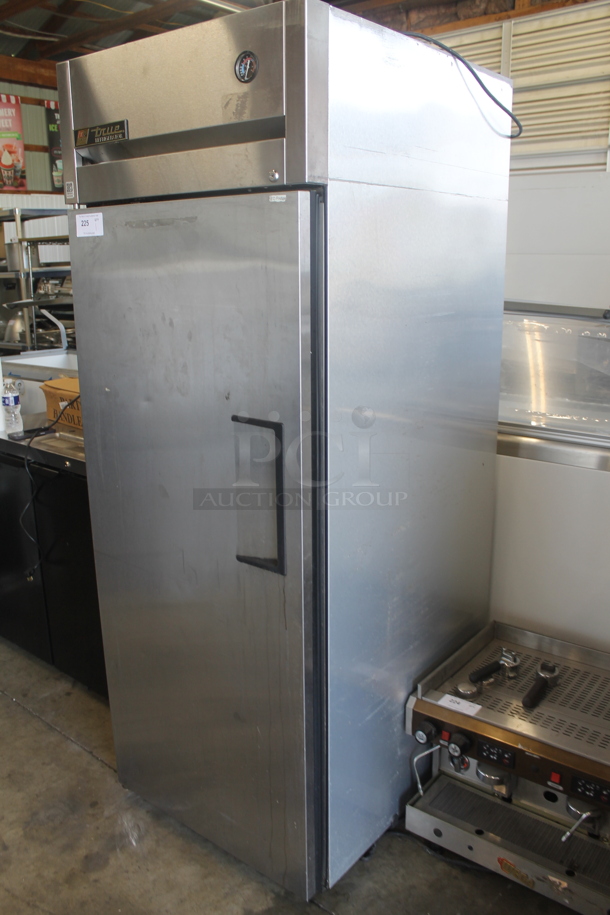 2014 True TG1R-1S ENERGY STAR Stainless Steel Commercial Single Door Reach In Cooler w/ Poly Coated Racks. 115 Volts, 1 Phase. Tested and Working! - Image 2 of 6
