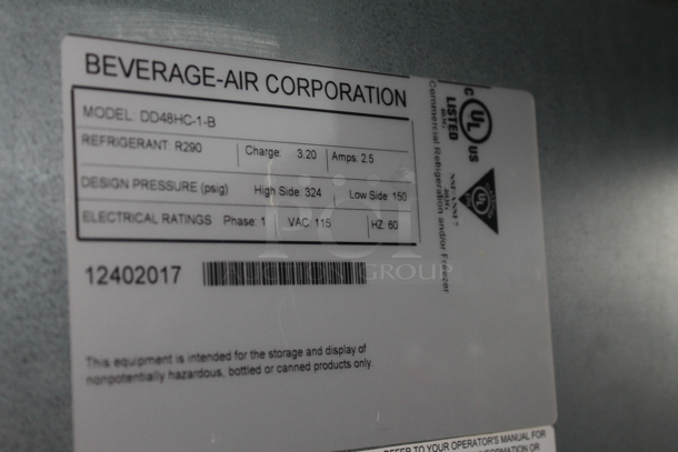 BRAND NEW! Beverage Air DD48HC-1-B Stainless Steel Commercial Direct Draw Kegerator w/ Beer Tower and Drip Tray. Stock Picture Used as Gallery Picture. 115 Volts, 1 Phase. Tested and Working!  - Image 7 of 7
