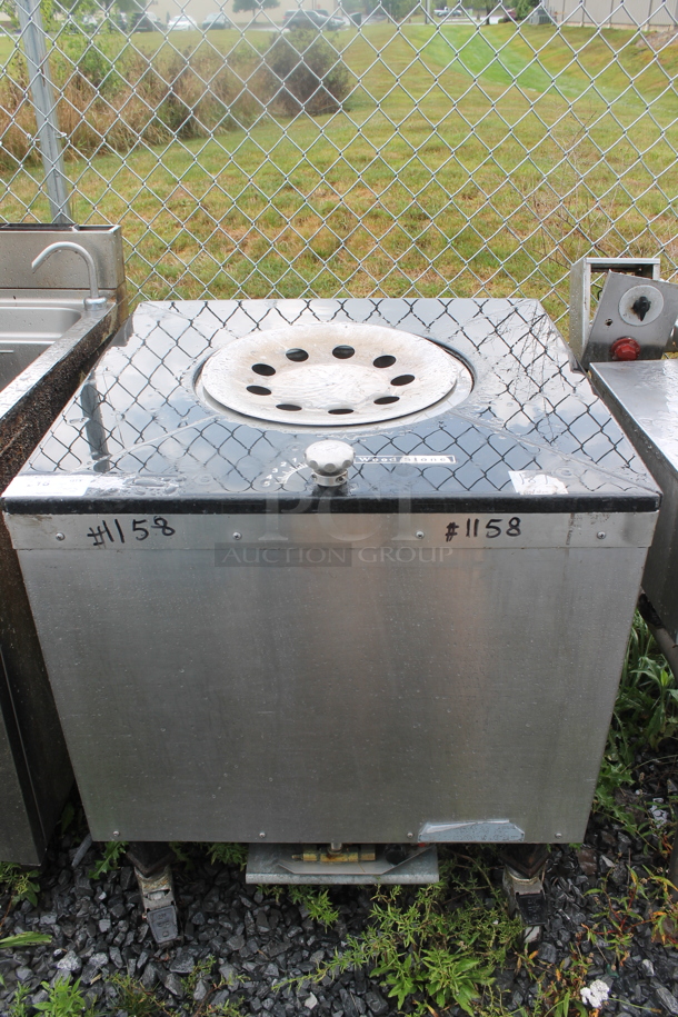 WoodStone Stainless Steel Commercial Floor Style Natural Gas Powered Tandoori Oven on Commercial Casters. - Image 1 of 4