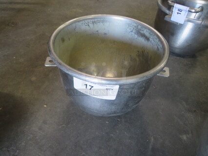 One  10 Quart Mixer Bowl.