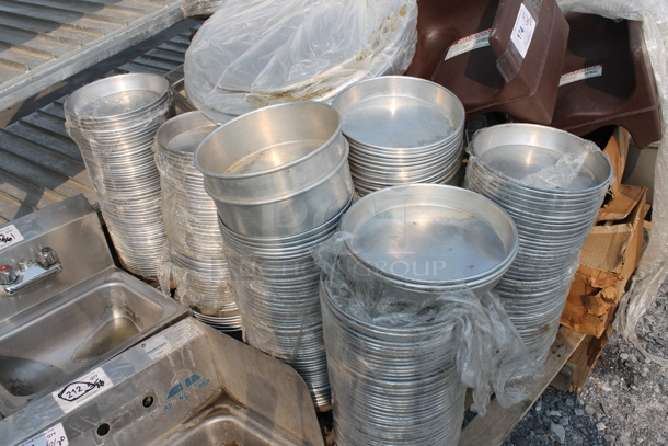 ALL ONE MONEY! Lot of Booster Seats, Cake Pans, Lids, Wood Pallet AND MORE!  - Image 2 of 6