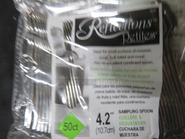 50ct Pack Of Reflections Petites Sampling Spoons. 3XBID - Image 2 of 2