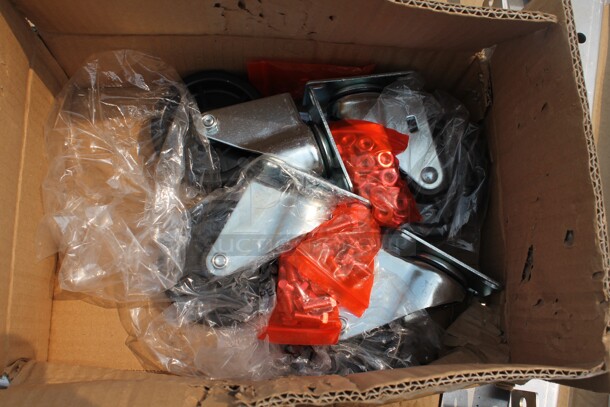 BRAND NEW SCRATCH AND DENT! Regency 6006477KD Commercial Stainless Steel Disassembled Mat Transport And Wash Cart.  - Image 5 of 6