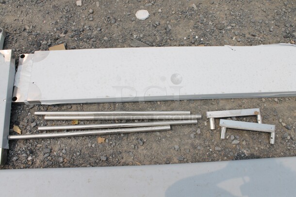 BRAND NEW SCRATCH AND DENT! Avantco 178SSDOS7112 Commercial Stainless Steel Disassembled Double Deck Overshelf  - Image 6 of 6