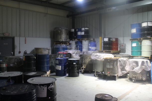 ALL ONE MONEY! MEGA LOT of Various Items Including Metal Tanks and Barrels. BUYER MUST REMOVE. - Image 1 of 12