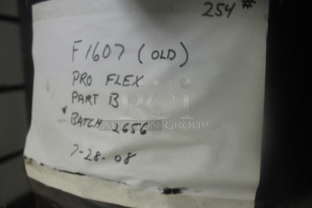 ALL ONE MONEY! PALLET LOT of 4 Barrels; 2 Black Metal and 2 Blue Poly.  BUYER MUST REMOVE. - Image 4 of 5