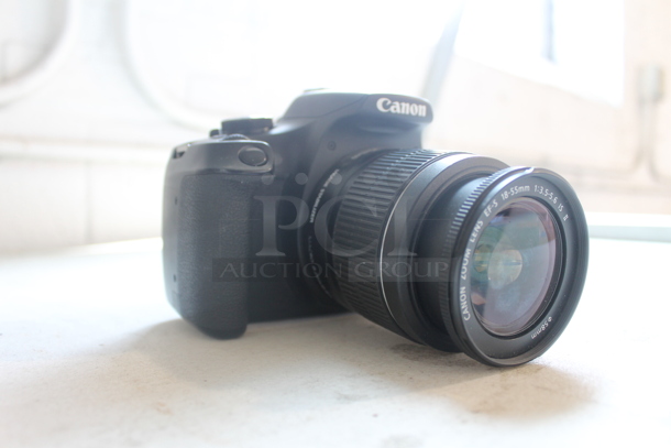 Canon EF-S Zoom Lens Camera 18-55 mm, Black. 