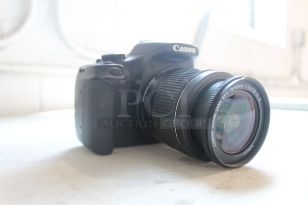 Canon EF-S Zoom Lens Camera 18-55 mm, Black.  - Image 1 of 5