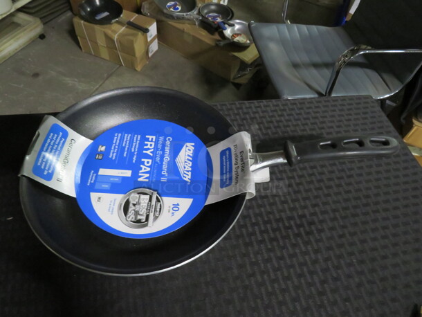 One NEW Vollrath 10 Inch Ceramguard Saute Pan With Gator Grip Handle. #67930 - Image 1 of 1