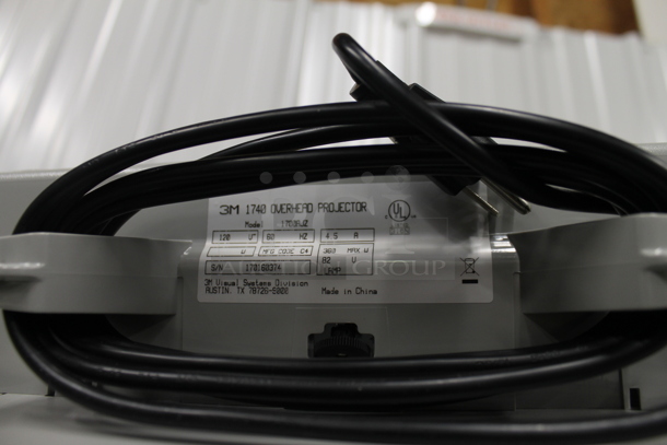 2 3M 1700AJZ/1740 Overhead Projectors. 120 Volts, 1 Phase. 2 Times Your Bid! - Image 7 of 7