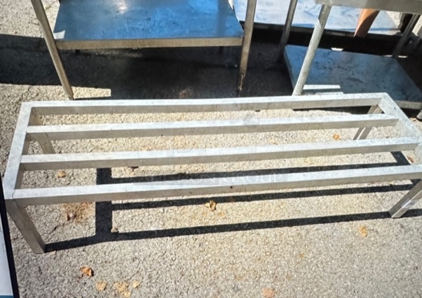 One Aluminum Dunnage Rack. 60X20X12 - Image 1 of 1