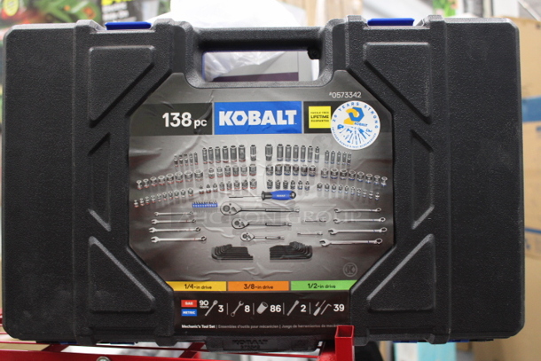 Kobalt 573342 138pc Universal Mechanics Tool Set