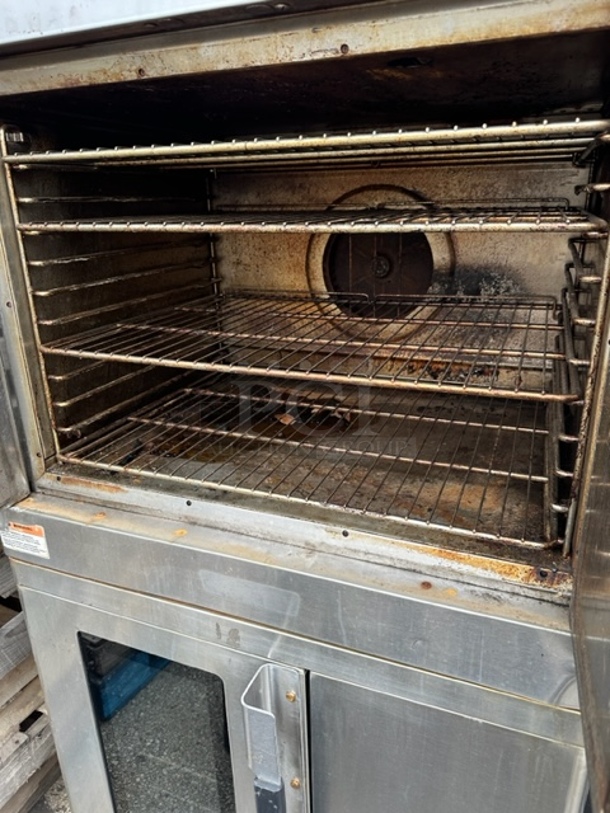 Hobart Electric Double Oven With 7 Racks. #HEC40. Unable To Test. 208 Volt. 1/3 Phase. 38X36X65.5 - Image 3 of 3