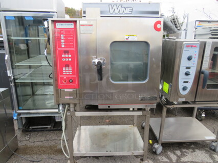 One WORKING Natural Gas Convotherm Alto Sham On Casters. #6.106. 110-120 Volt. 40X32X69