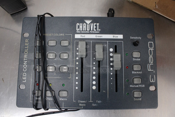 Chauvet Obey 3 LED Controller. 8.5x5.5x2